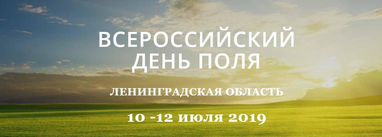 Всероссийский День поля – 2019 г.