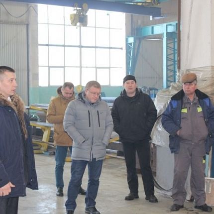 Виталий Михайлов с рабочим визитом посетил Канмаш АГРО и Канмаш ДСО 